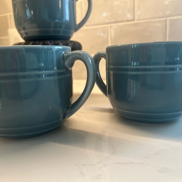 Threshold Blue Ceramic Mug Set of 4. - Picture 7 of 10